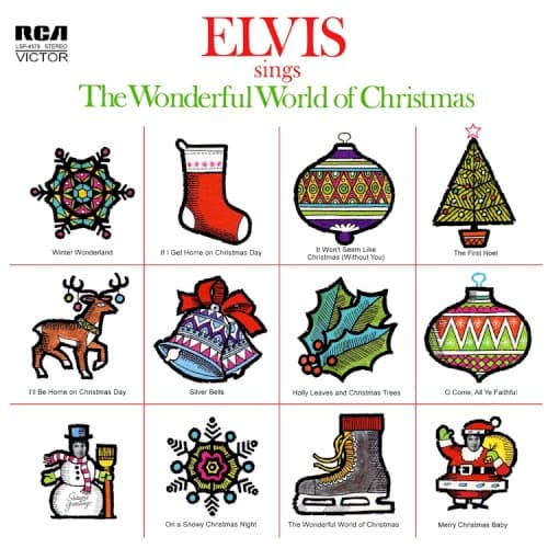 Capa de Elvis Sings the Wonderful World of Christmas
