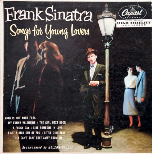 Capa de Songs for Young Lovers