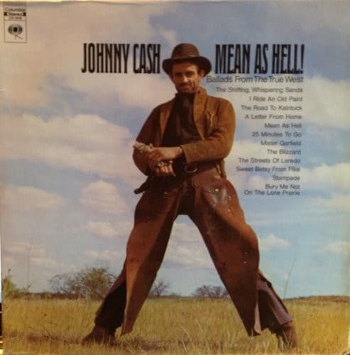 Capa de Johnny Cash Sings the Ballads of the True West