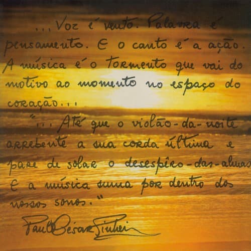 Capa de Paulo Cesar Pinheiro