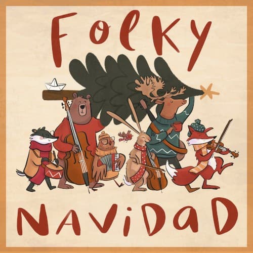 Capa de Folky Navidad