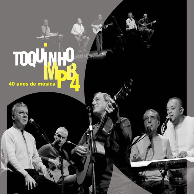 Capa de 40 anos de música (ao vivo)
