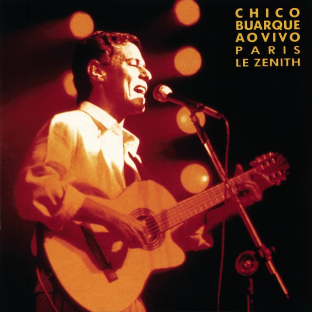 Capa de Chico Buarque Ao Vivo - Paris, Le Zenith
