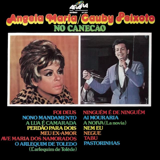 Capa de Angela Maria e Cauby Peixoto no Canecão