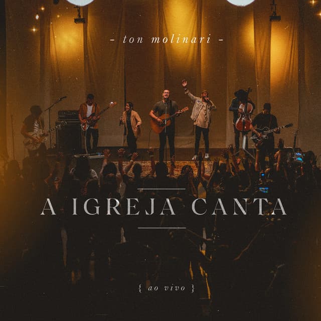 Capa de A Igreja Canta (Ao Vivo)