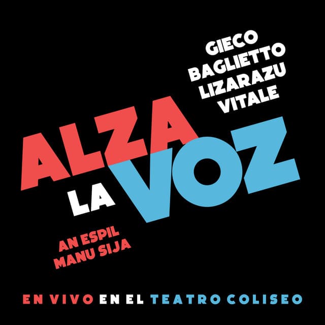 Capa de Alza La Voz (En Vivo En El Teatro Coliseo)