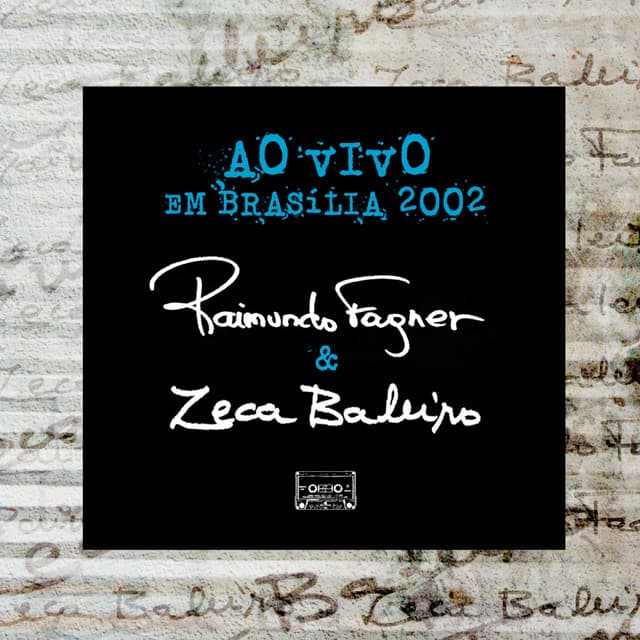 Capa de Raimundo Fagner e Zeca Baleiro ao Vivo em Brasília (2002)