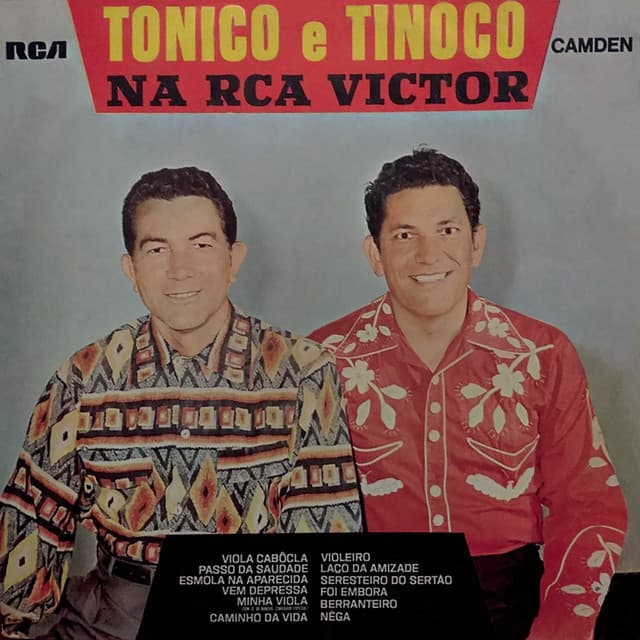 Capa de Tonico e Tinoco na RCA Victor