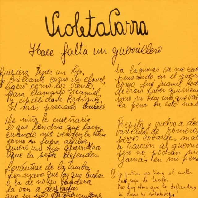 Capa de Hace Falta un Guerrillero