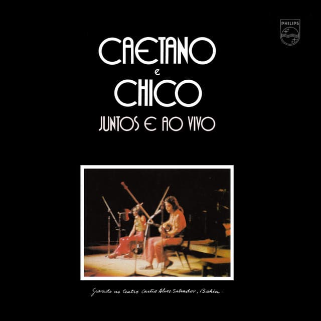 Capa de Caetano E Chico Juntos E Ao Vivo