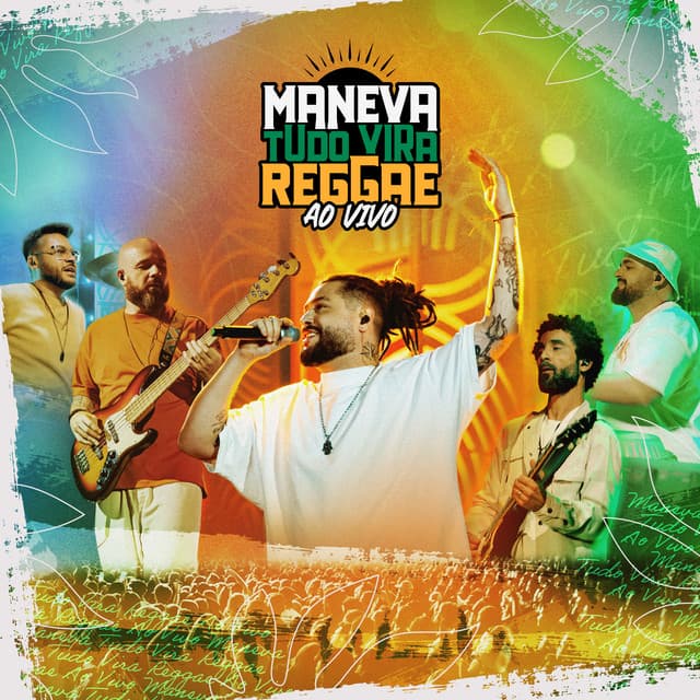 Capa de Tudo Vira Reggae Ao Vivo