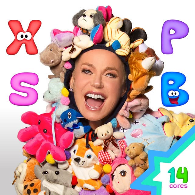 Capa de Xuxa Só Para Baixinhos 14 (XSPB 14) - CORES