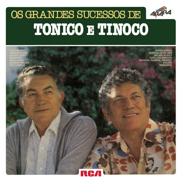 Capa de Os Grandes Sucessos de Tonico e Tinoco