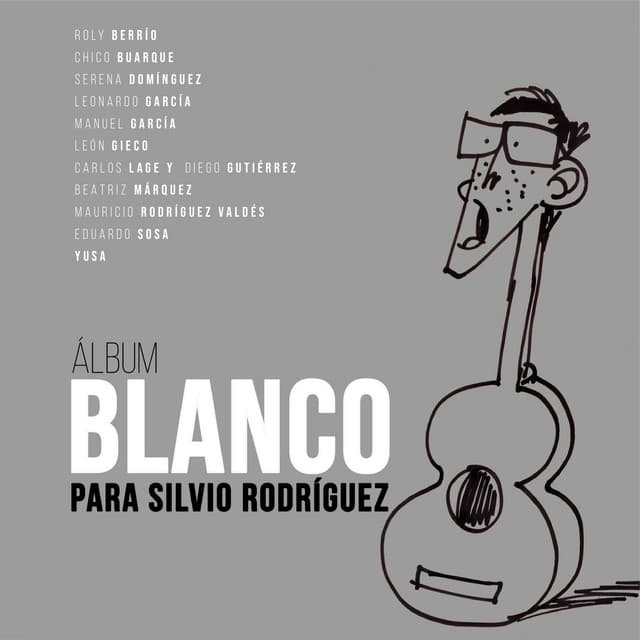 Capa de Album Blanco para Silvio Rodriguez