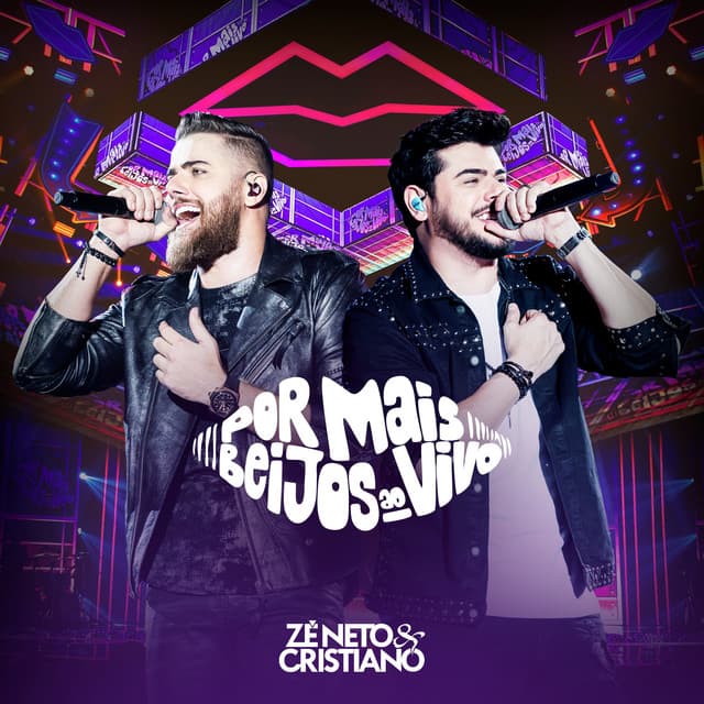 Capa de Por Mais Beijos Ao Vivo