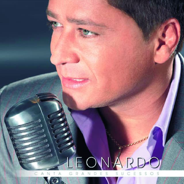 Capa de Leonardo canta grandes sucessos