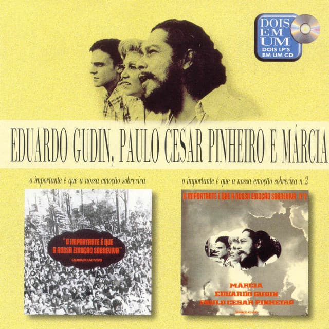 Capa de 2 Em 1 (O Importante E Que A Nossa Emocao Sobreviva - Vol 1 & 2;Gravado Ao Vivo)