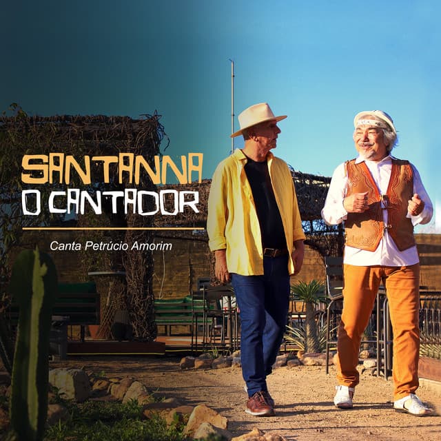 Capa de Santanna "O Cantador" Canta Petrúcio Amorim