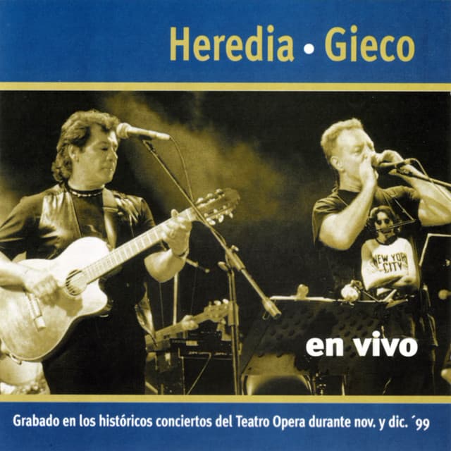Capa de Gieco Y Heredia En Vivo