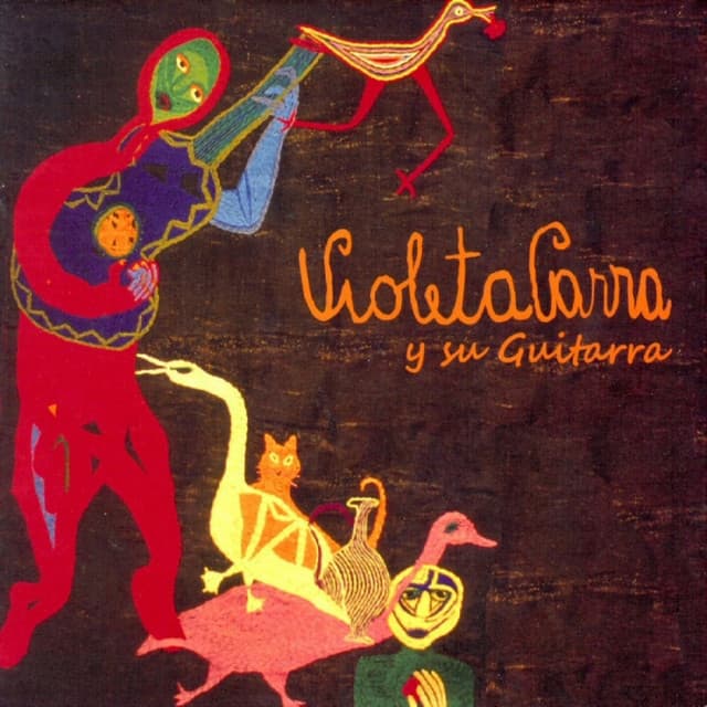 Capa de Violeta Parra y Su Guitarra