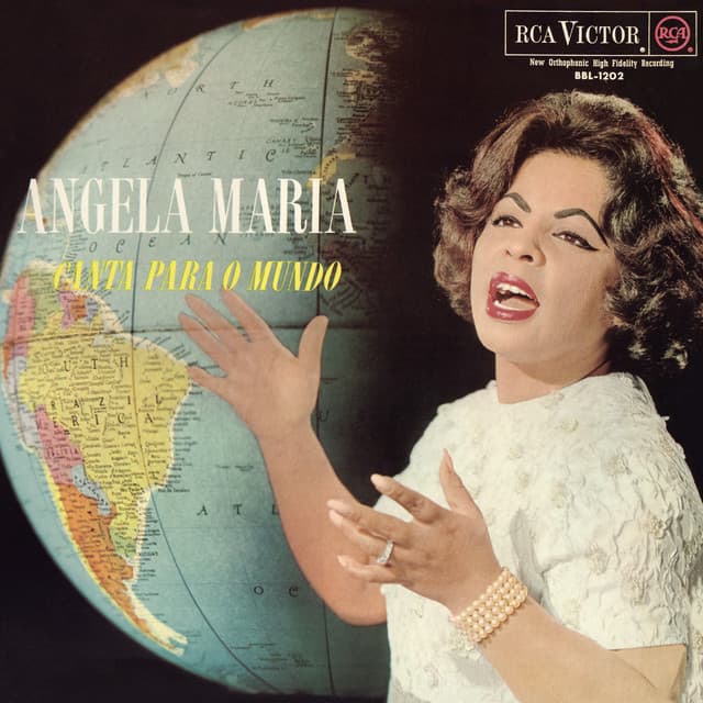 Capa de Angela Maria Canta para o Mundo