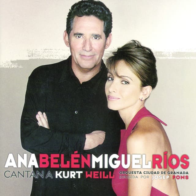 Capa de Ana Belén Y Miguel Rios Cantan A Kurt Weill