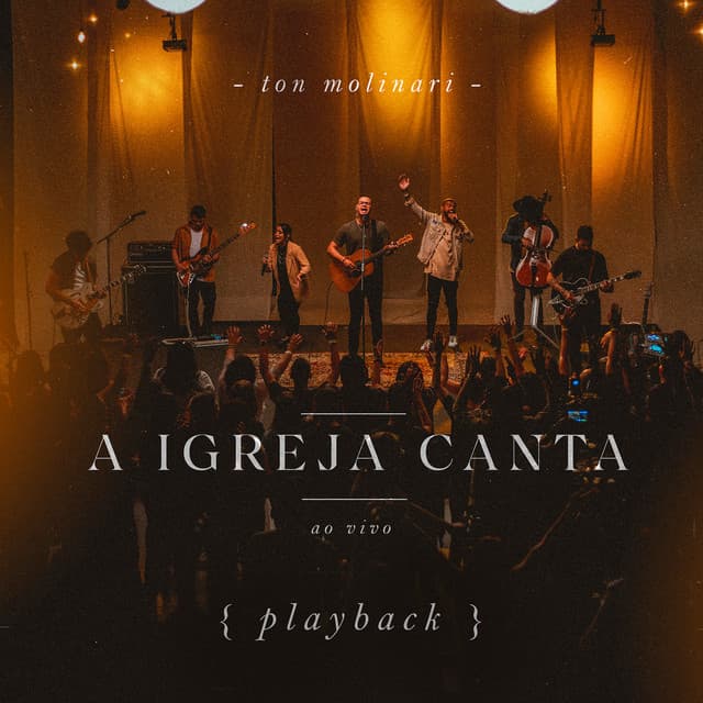 Capa de A Igreja Canta (Ao Vivo) [Playback]
