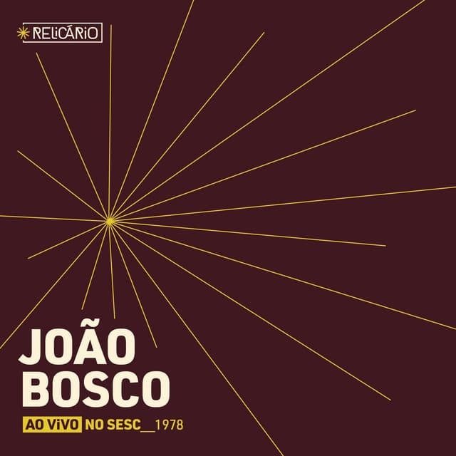 Capa de Relicário: João Bosco (Ao Vivo no Sesc 1978)