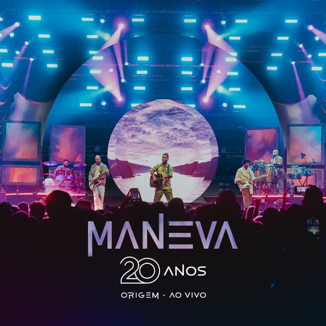 Capa de Maneva 20 Anos, Origem - Ao Vivo