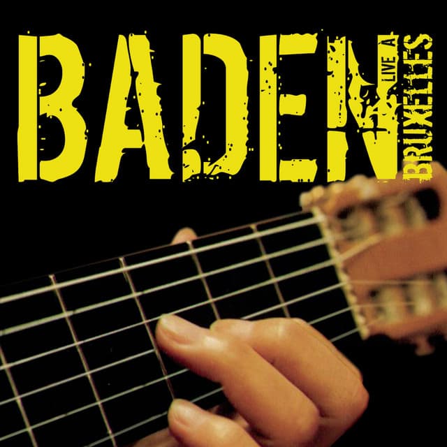 Capa de Baden Live A Bruxelles