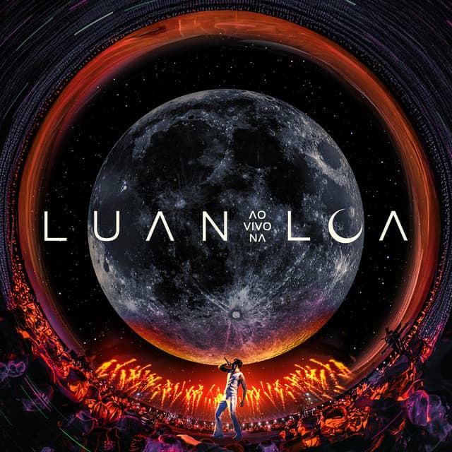 Capa de LUAN AO VIVO NA LUA