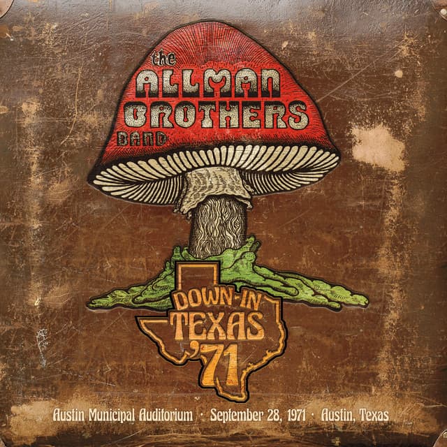 Capa de Down in Texas '71 (Live)