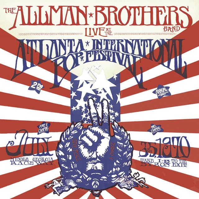 Capa de Live at the Atlanta International Pop Festival July 3 & 5, 1970