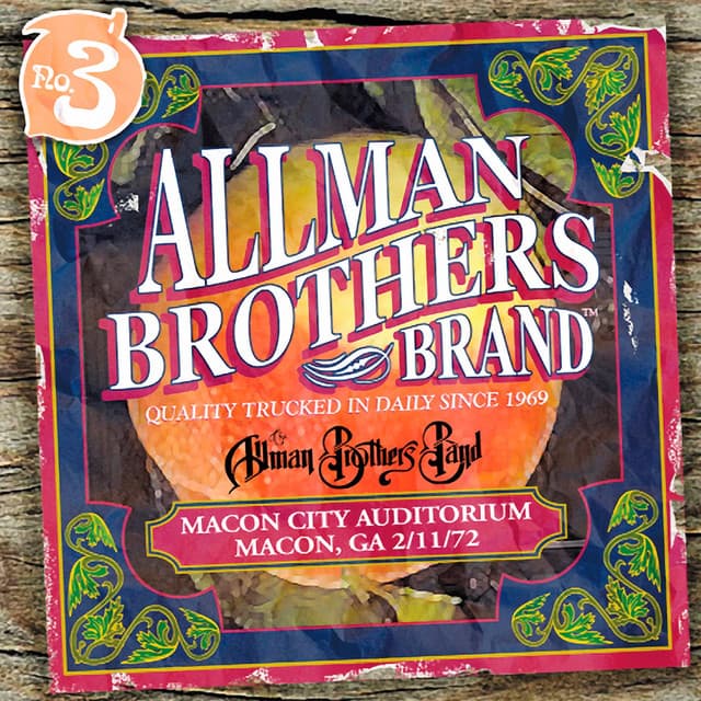 Capa de Macon City Auditorium 2/11/72